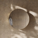 Zenith Brushed Gold Round LED Mirror Cabinet 600mm