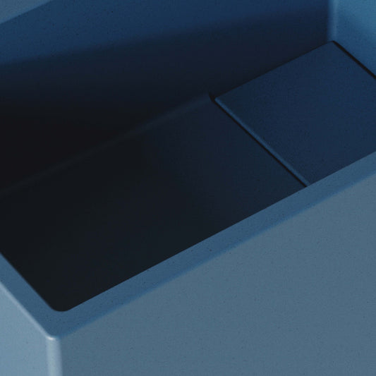 Alto Azure Concrete Wall Hung Basin 400mm