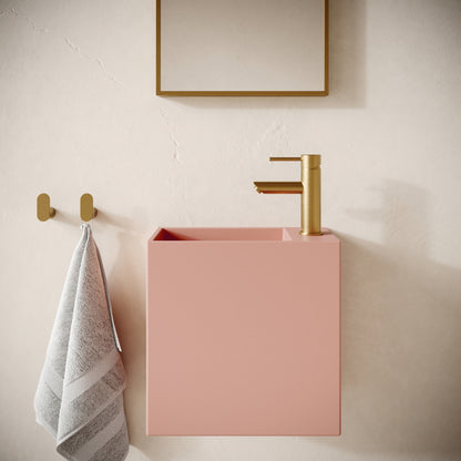 Alto Blush Concrete Wall Hung Basin 400mm