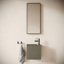 Alto Oyster Concrete Wall Hung Basin 400mm