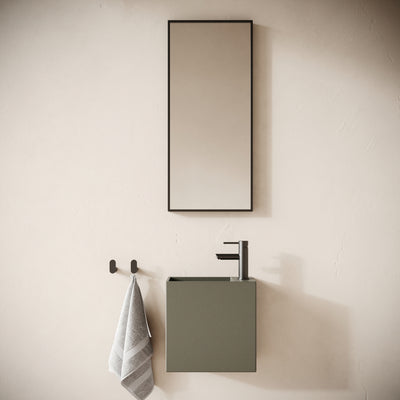 Alto Oyster Concrete Wall Hung Basin 400mm