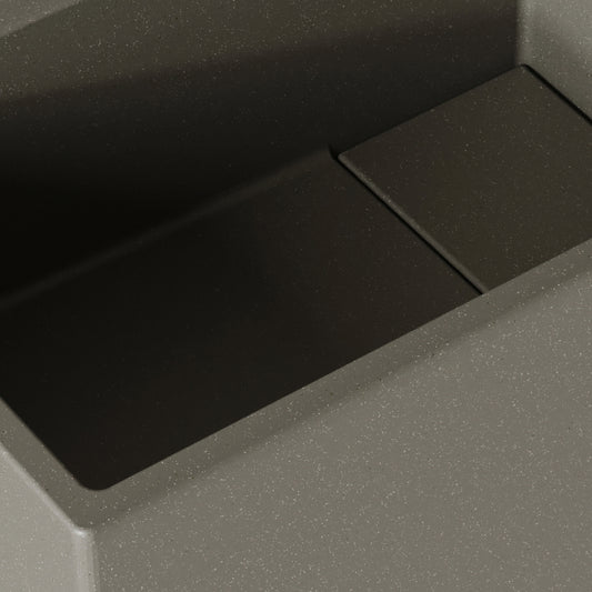 Alto Oyster Concrete Wall Hung Basin 400mm