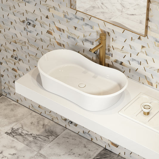 Amalfi Countertop Stone Basin 660mm