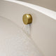 Aquaflow Brushed Gold Overflow Bath Filler Tap & Waste