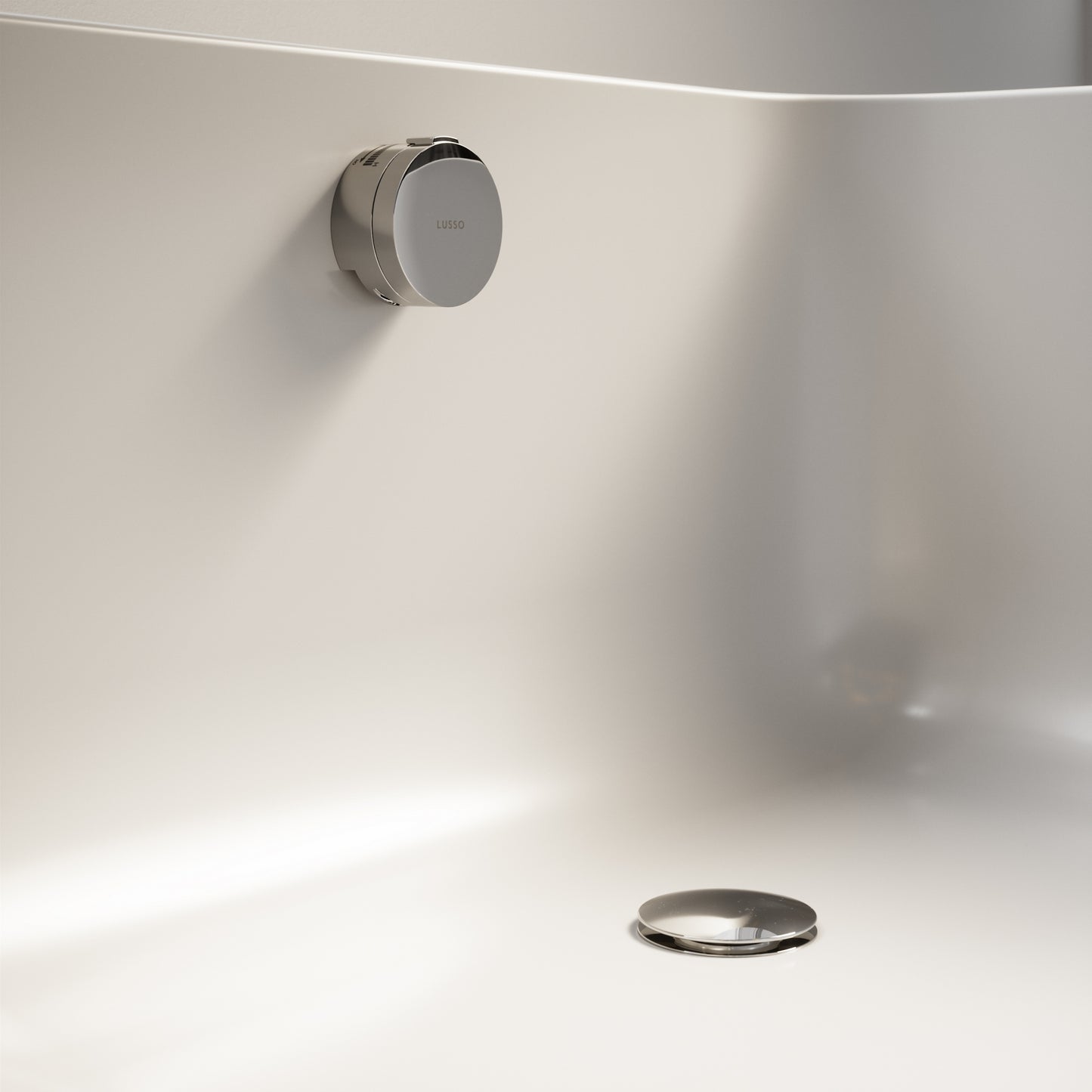 Aquaflow Chrome Overflow Bath Filler Tap & Waste