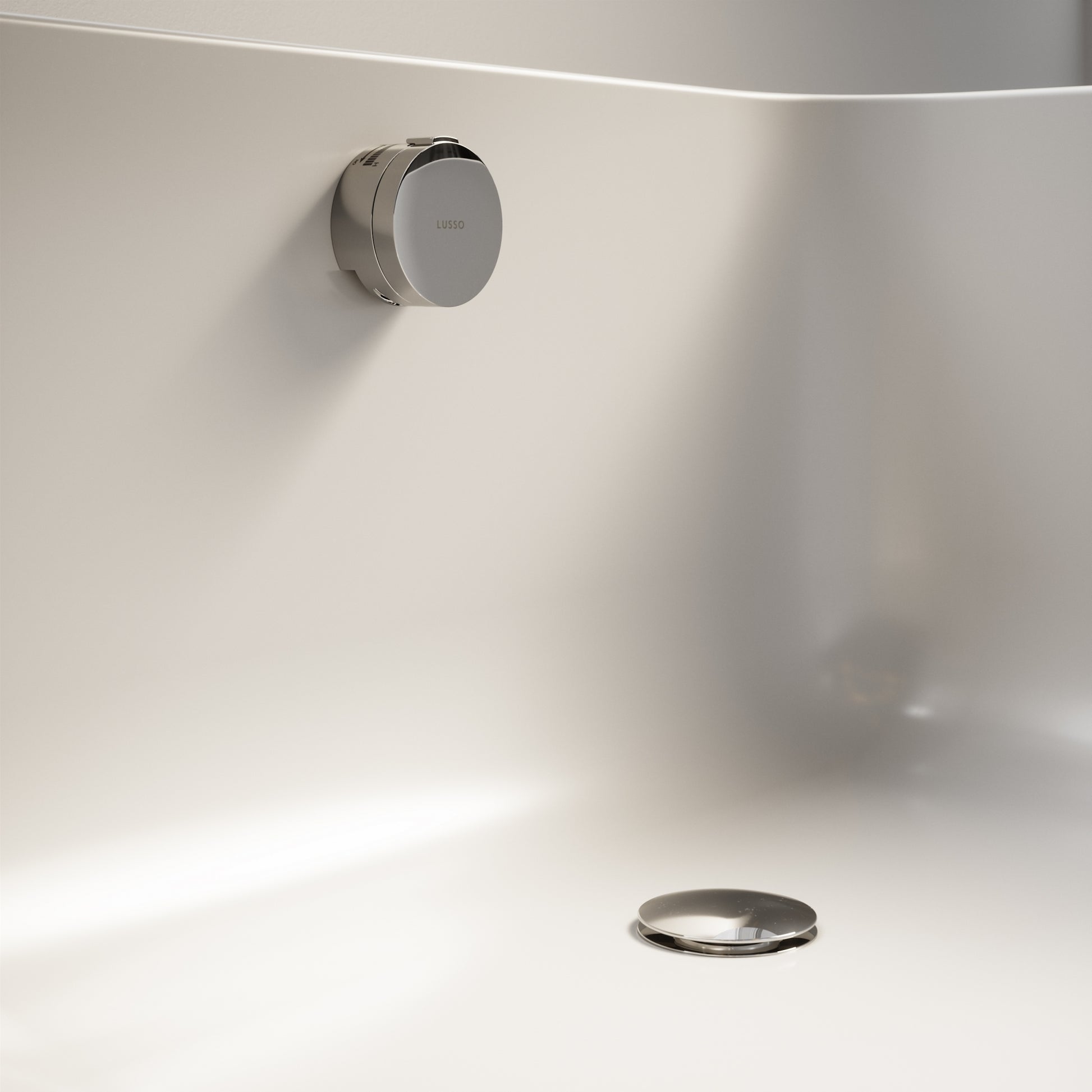 Aquaflow Chrome Overflow Bath Filler Tap & Waste