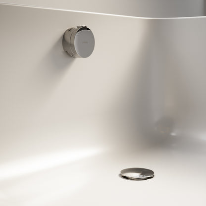 Aquaflow Chrome Overflow Bath Filler Tap & Waste