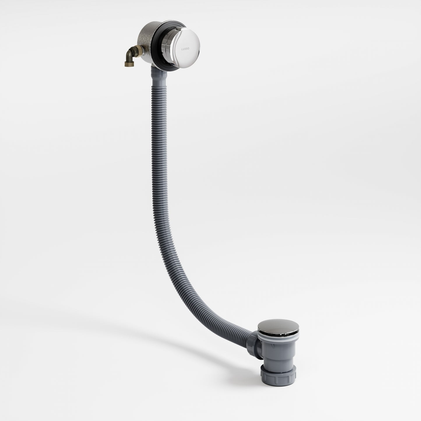 Aquaflow Chrome Overflow Bath Filler Tap & Waste