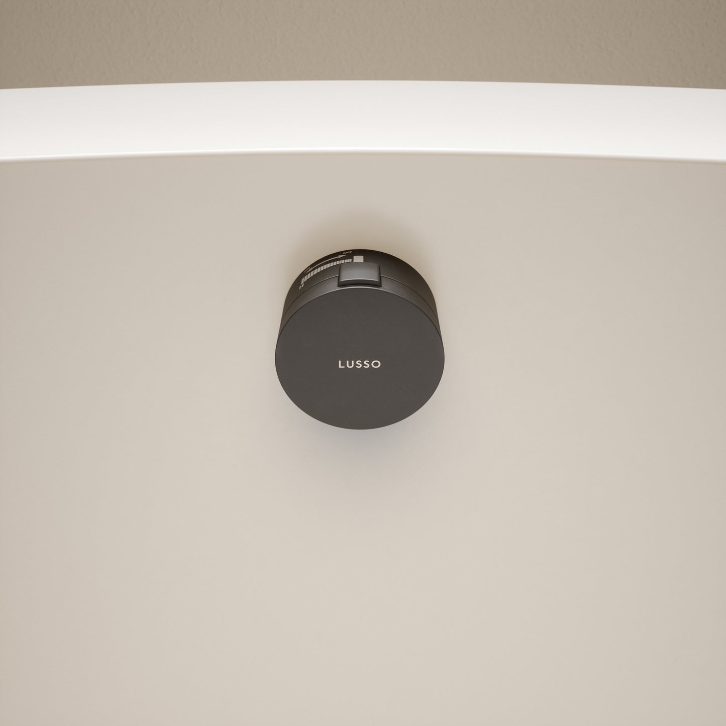 Aquaflow Matte Black Overflow Bath Filler Tap & Waste