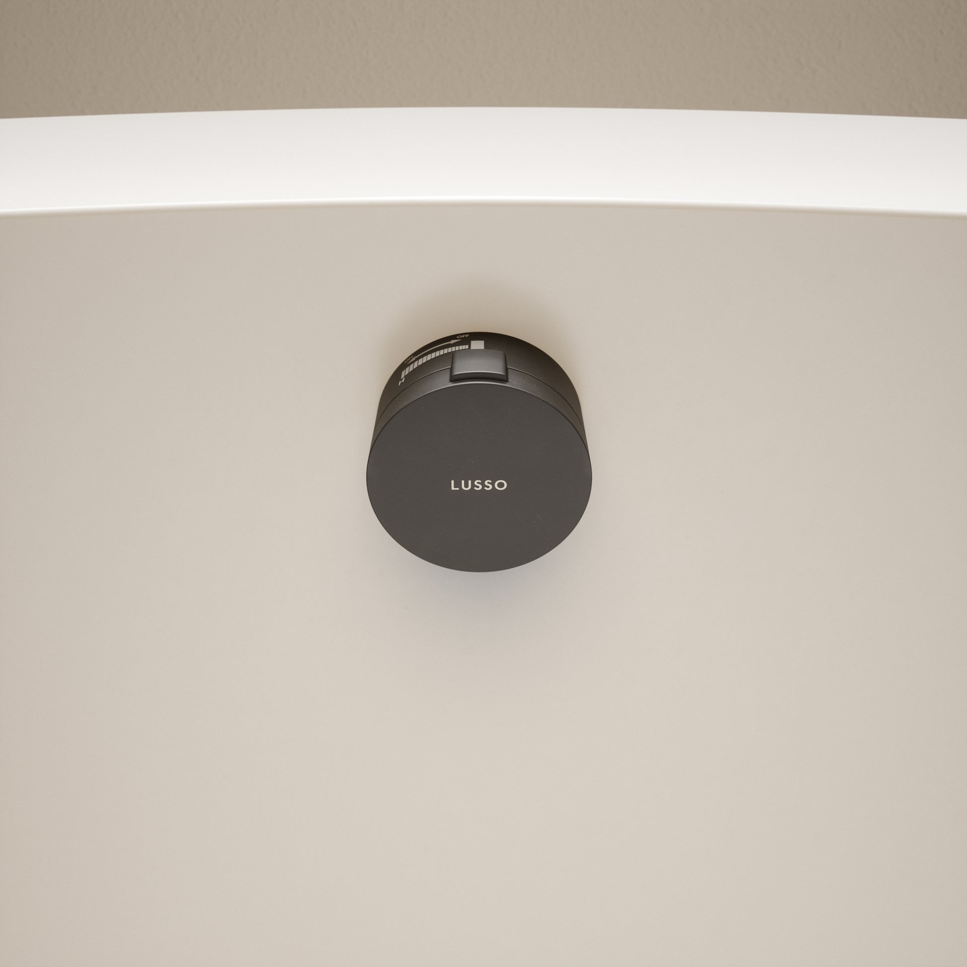 Aquaflow Matte Black Overflow Bath Filler Tap & Waste