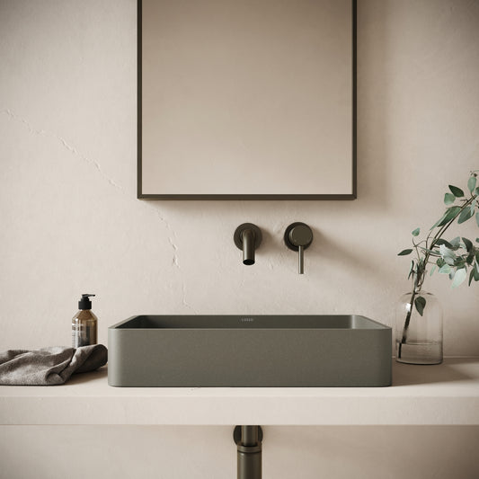 Arquadro Oyster Concrete Countertop Basin 500mm
