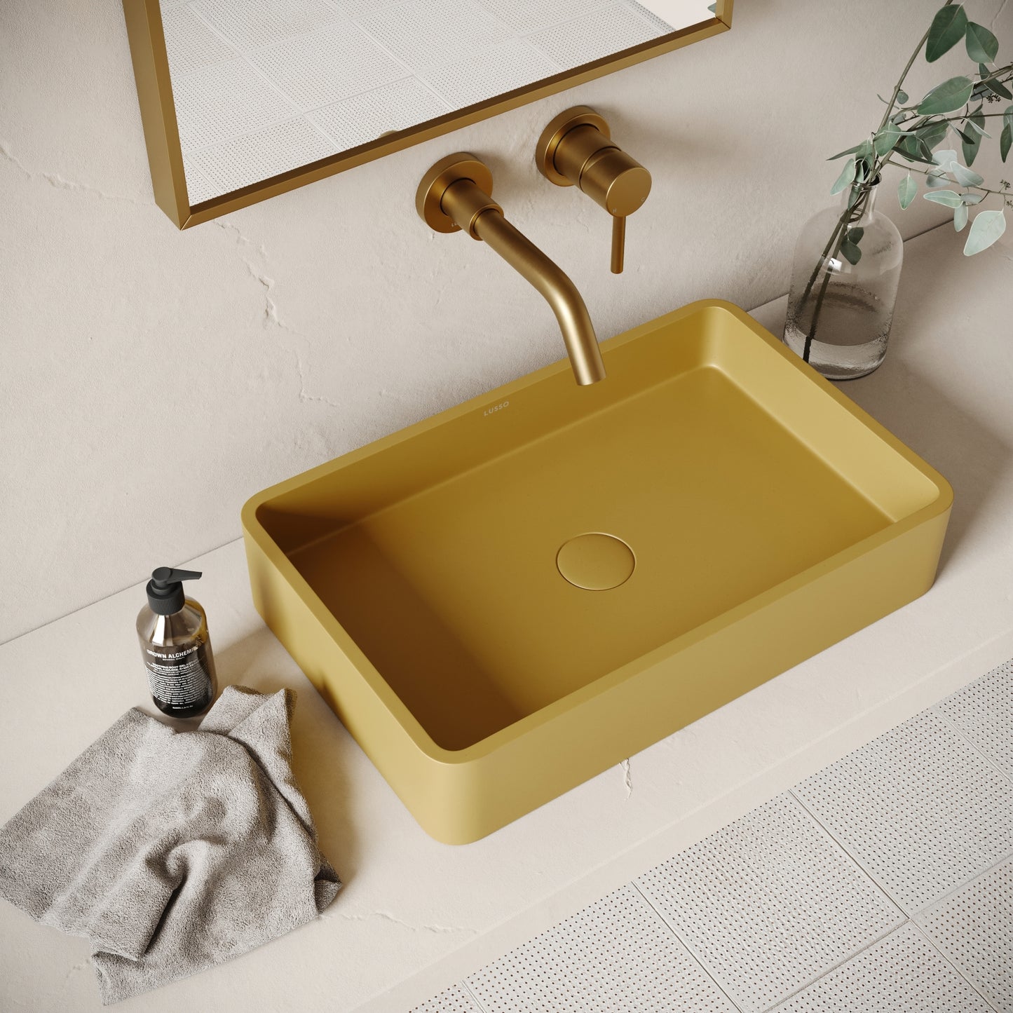 Arquadro Saffron Concrete Countertop Basin 500mm