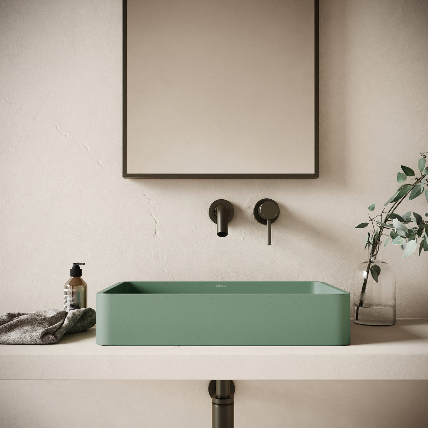 Arquadro Seafoam Concrete Countertop Basin 500mm