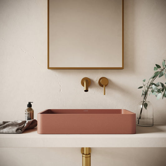 Arquadro Terracotta Concrete Countertop Basin 500mm