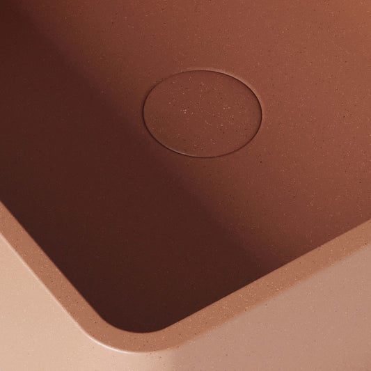 Arquadro Terracotta Concrete Countertop Basin 500mm