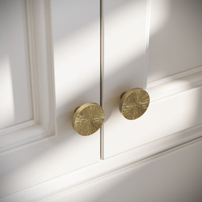 Artisan Brushed Gold Cabinet Knob