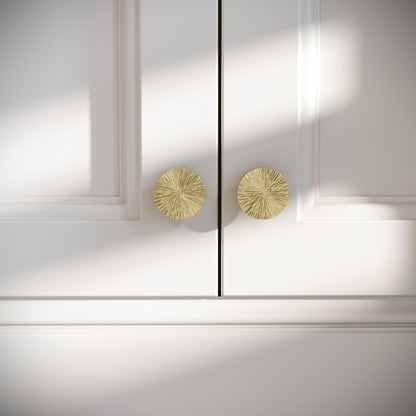 Artisan Brushed Gold Cabinet Knob