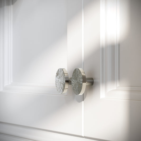 Artisan Polished Nickel Cabinet Knob