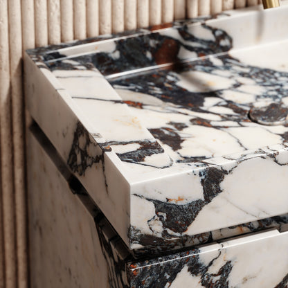 Artista Calacatta Viola Marble Bathroom Vanity Unit 600mm