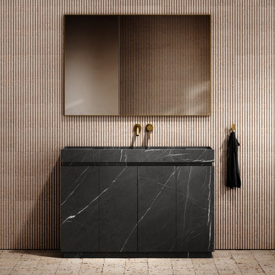 Artista Pietra Grey Marble Bathroom Vanity Unit 1200mm