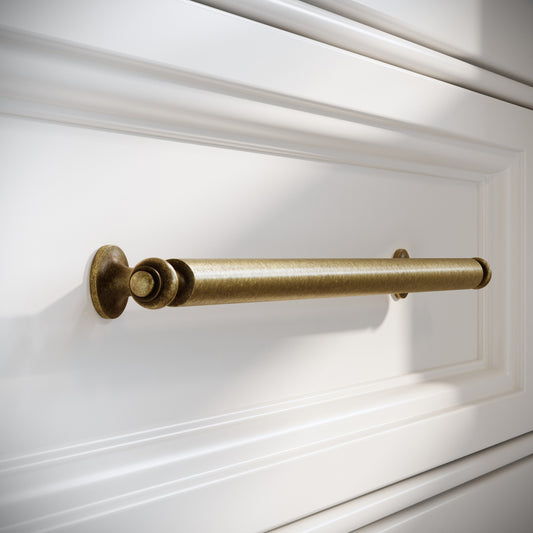 Aston Aged Bronze Cabinet Pull Handle 280mm