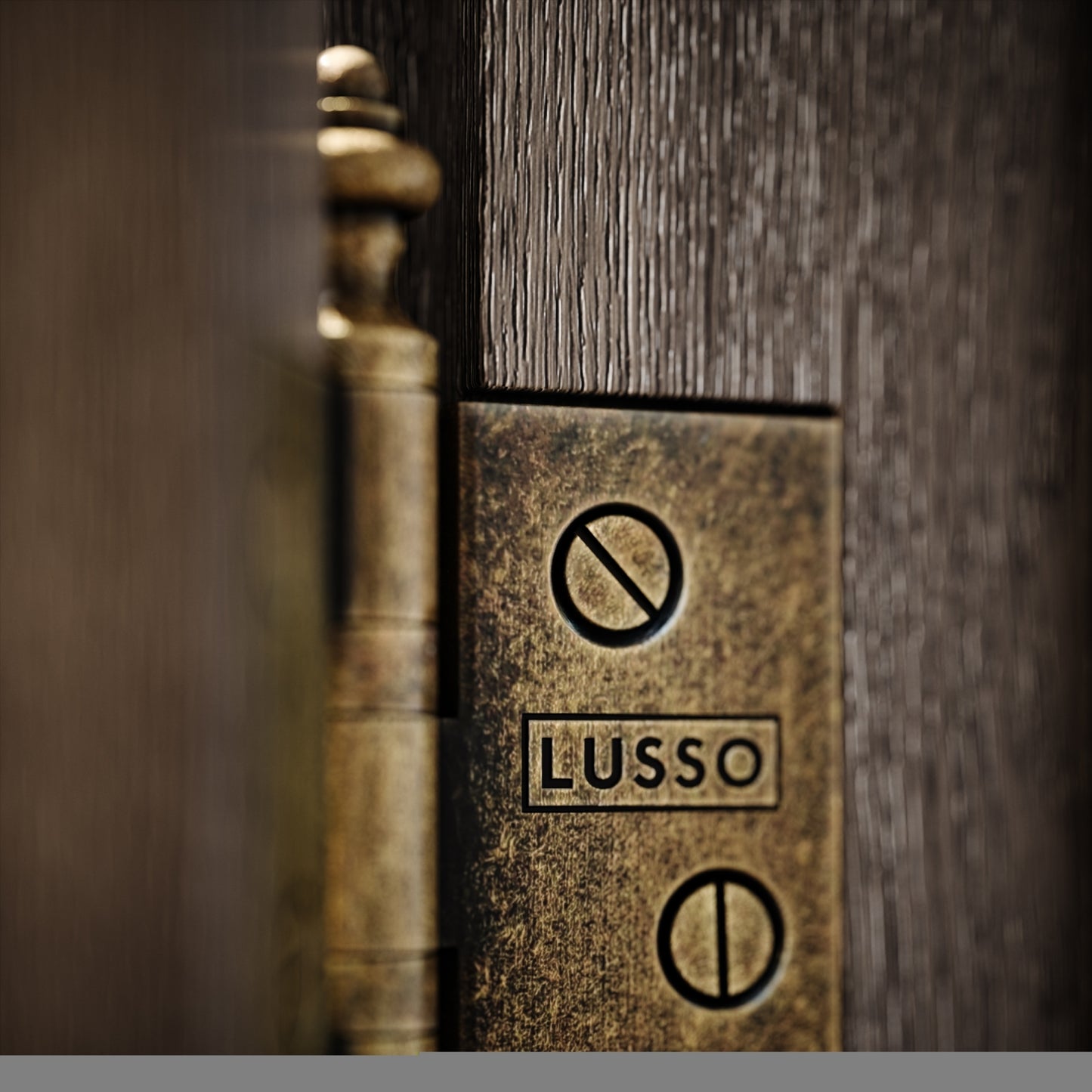 Aston Aged Bronze Hinges