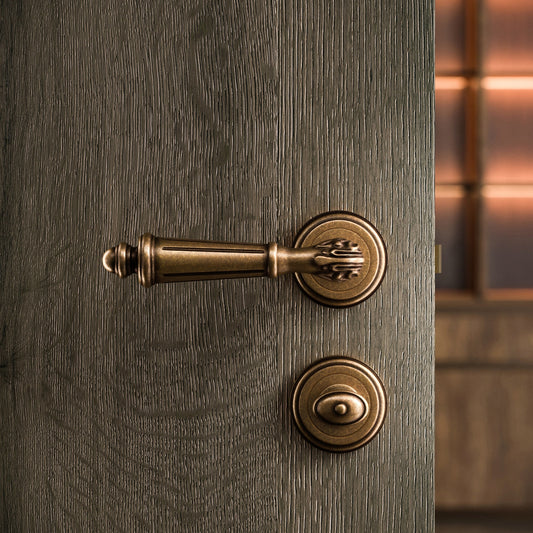 Aston Aged Bronze WC Thumbturn with Latch