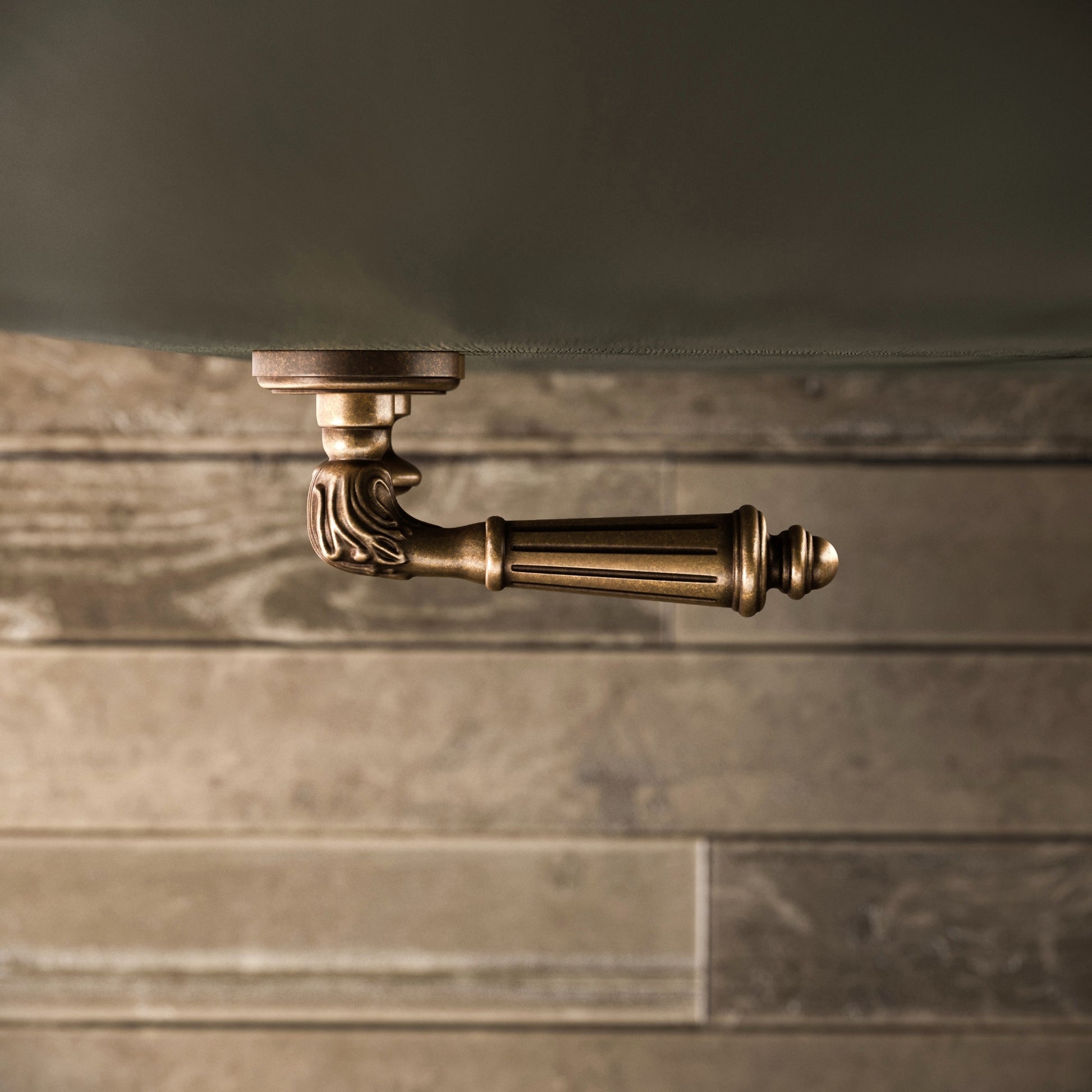 Aston Aged Bronze WC Thumbturn with Latch