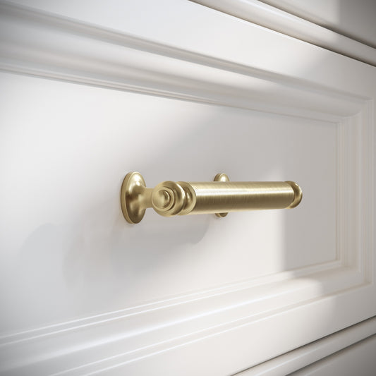 Aston Brushed Gold Cabinet Pull Handle 150mm