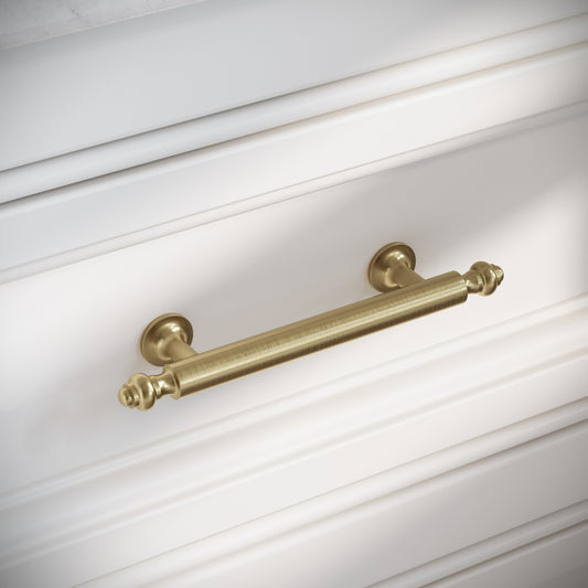 Aston Brushed Gold Cabinet Pull Handle 150mm