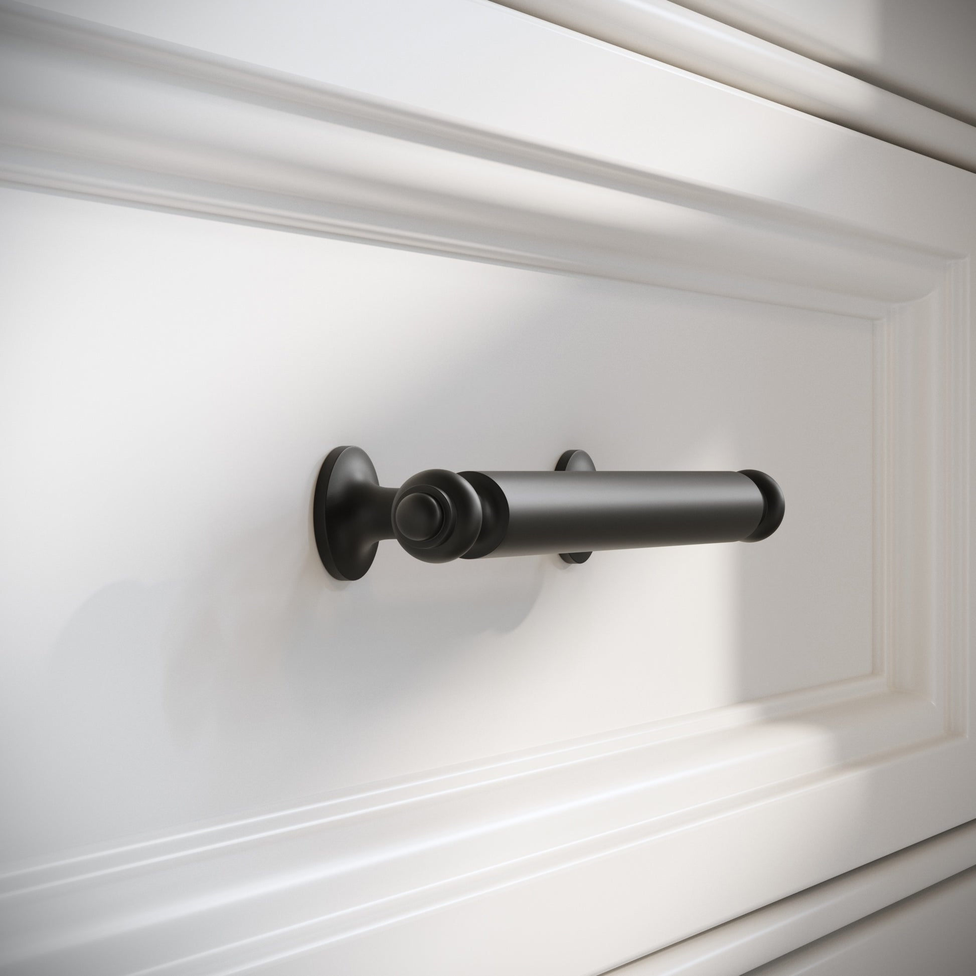 Aston Matte Black Cabinet Pull Handle 150mm
