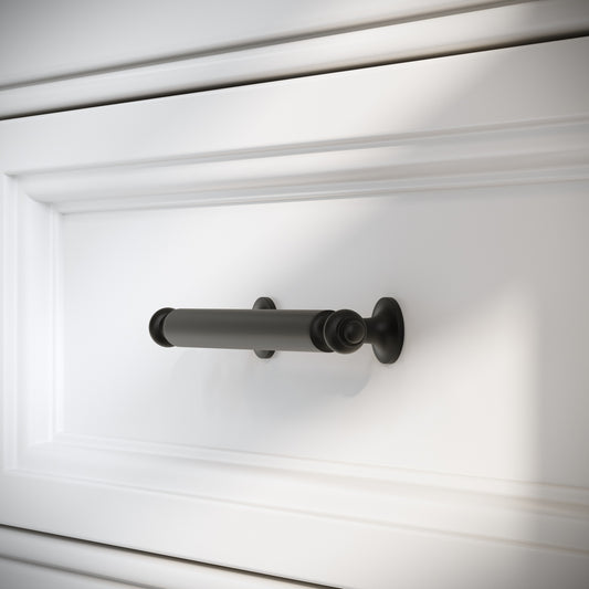Aston Matte Black Cabinet Pull Handle 150mm