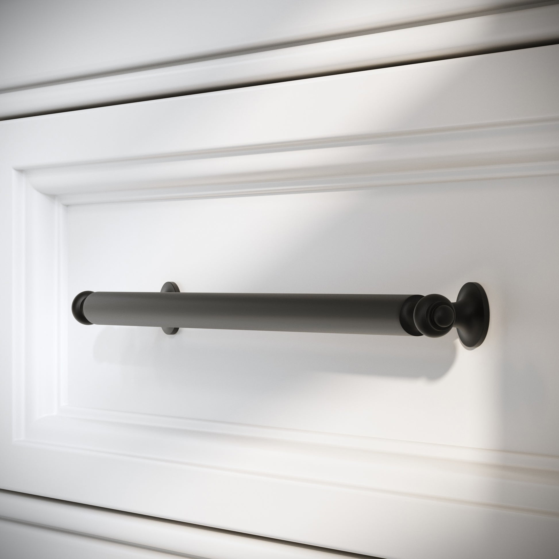Aston Matte Black Cabinet Pull Handle 280mm