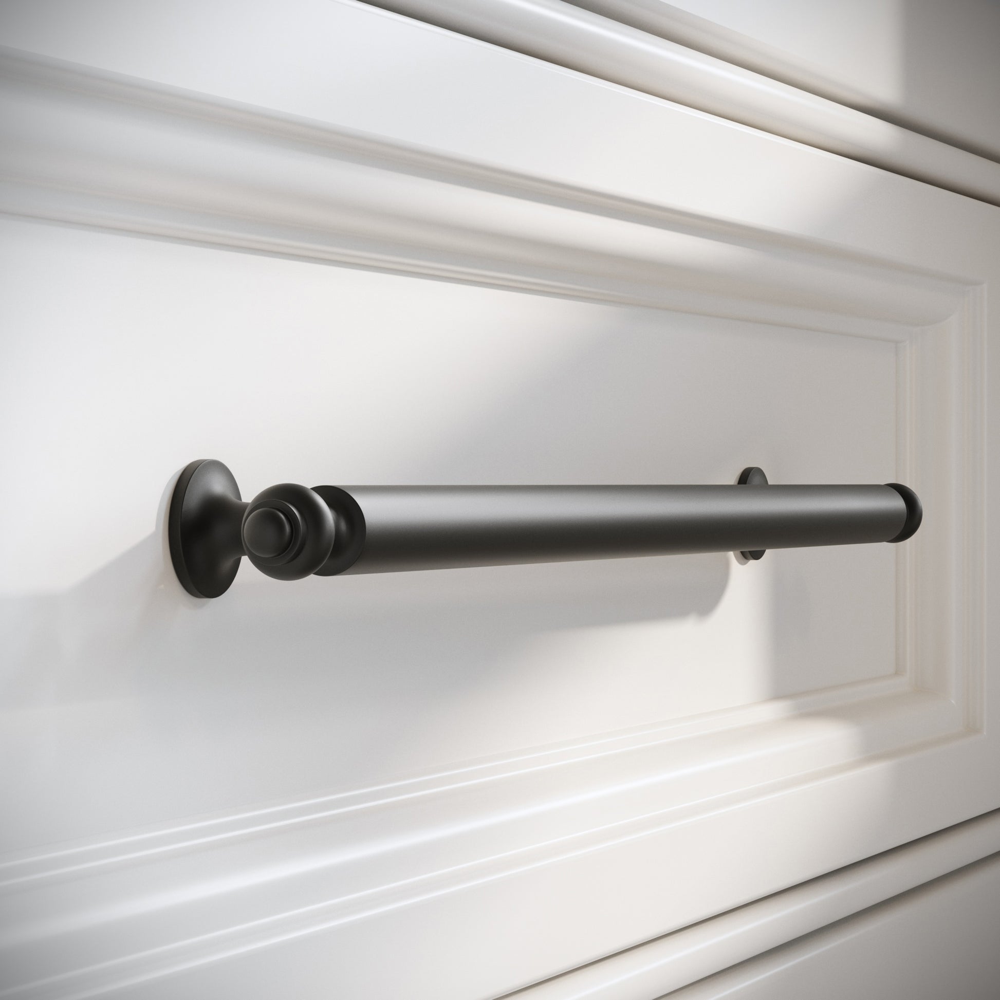 Aston Matte Black Cabinet Pull Handle 280mm