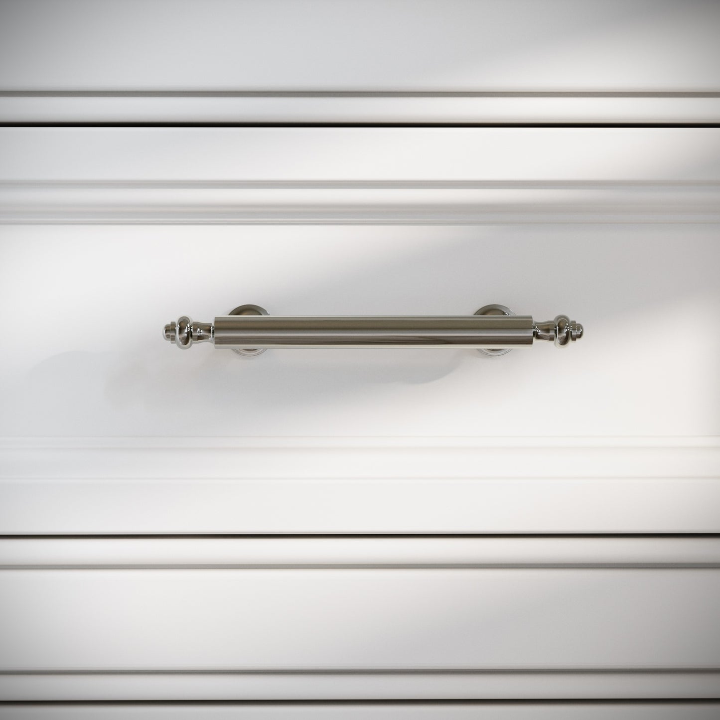 Aston Polished Nickel Cabinet Pull Handle 150mm
