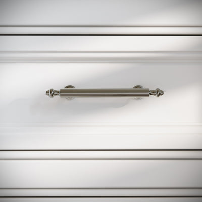 Aston Polished Nickel Cabinet Pull Handle 150mm
