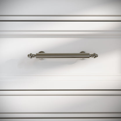 Aston Polished Nickel Cabinet Pull Handle 150mm