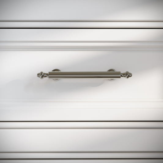 Aston Polished Nickel Cabinet Pull Handle 150mm