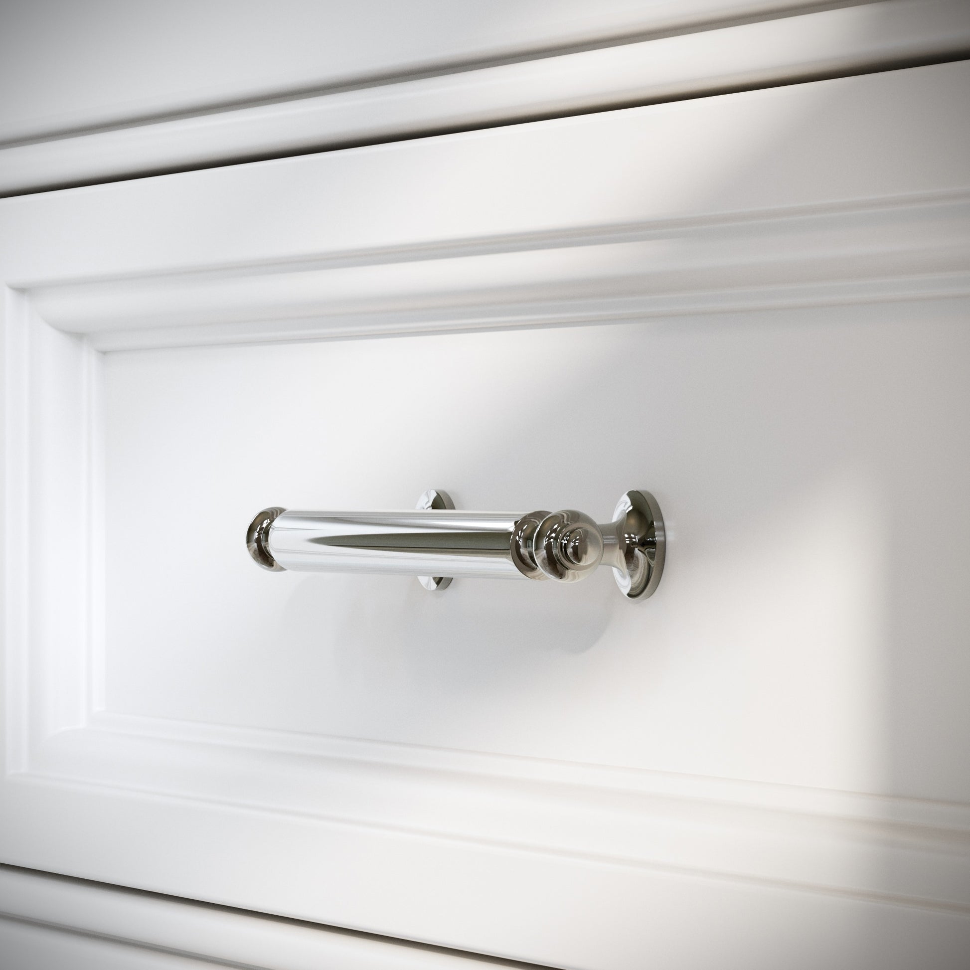 Aston Polished Nickel Cabinet Pull Handle 150mm