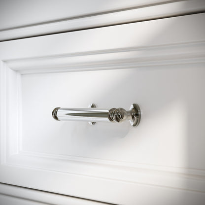 Aston Polished Nickel Cabinet Pull Handle 150mm