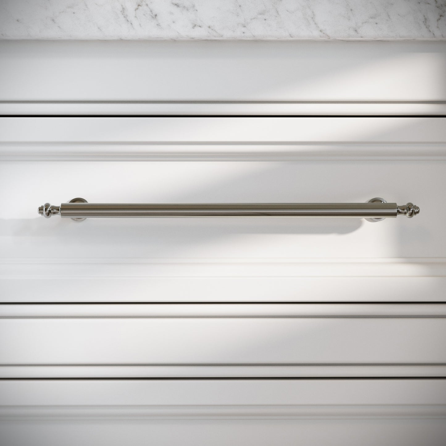 Aston Polished Nickel Cabinet Pull Handle 280mm