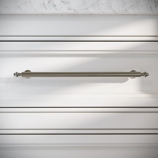 Aston Polished Nickel Cabinet Pull Handle 280mm