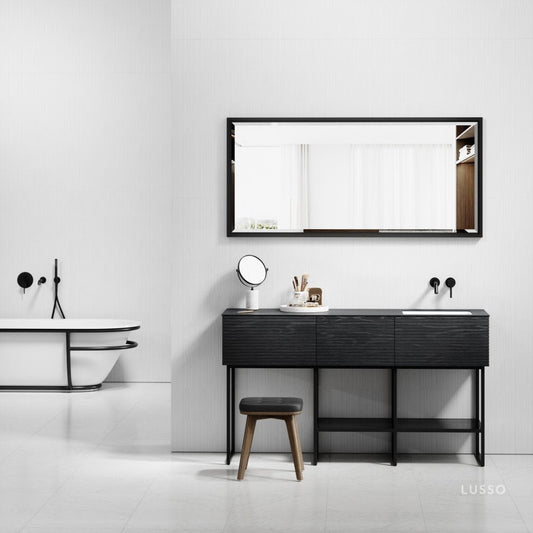 Audemar Black & Porcelain Vanity Unit 1600mm