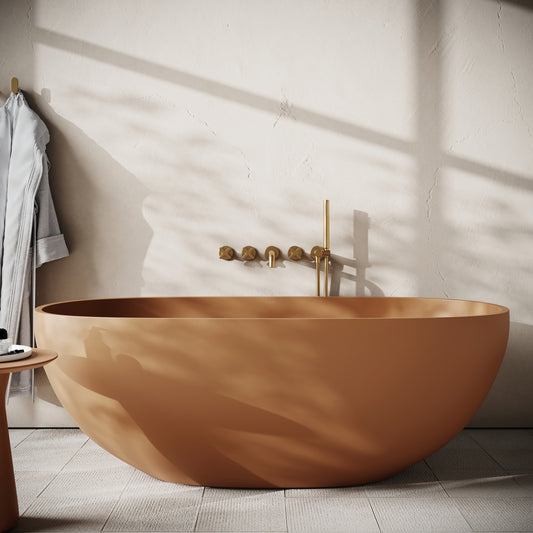 Avolto Sienna Concrete Freestanding Bath 1650mm