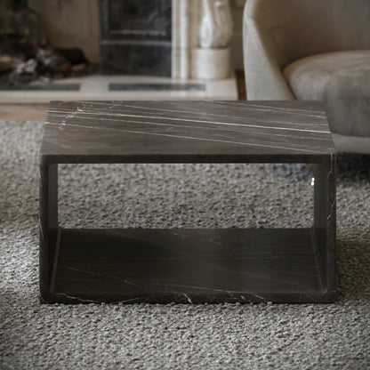 Azzurra Pietra Grey Marble Coffee Table 800mm