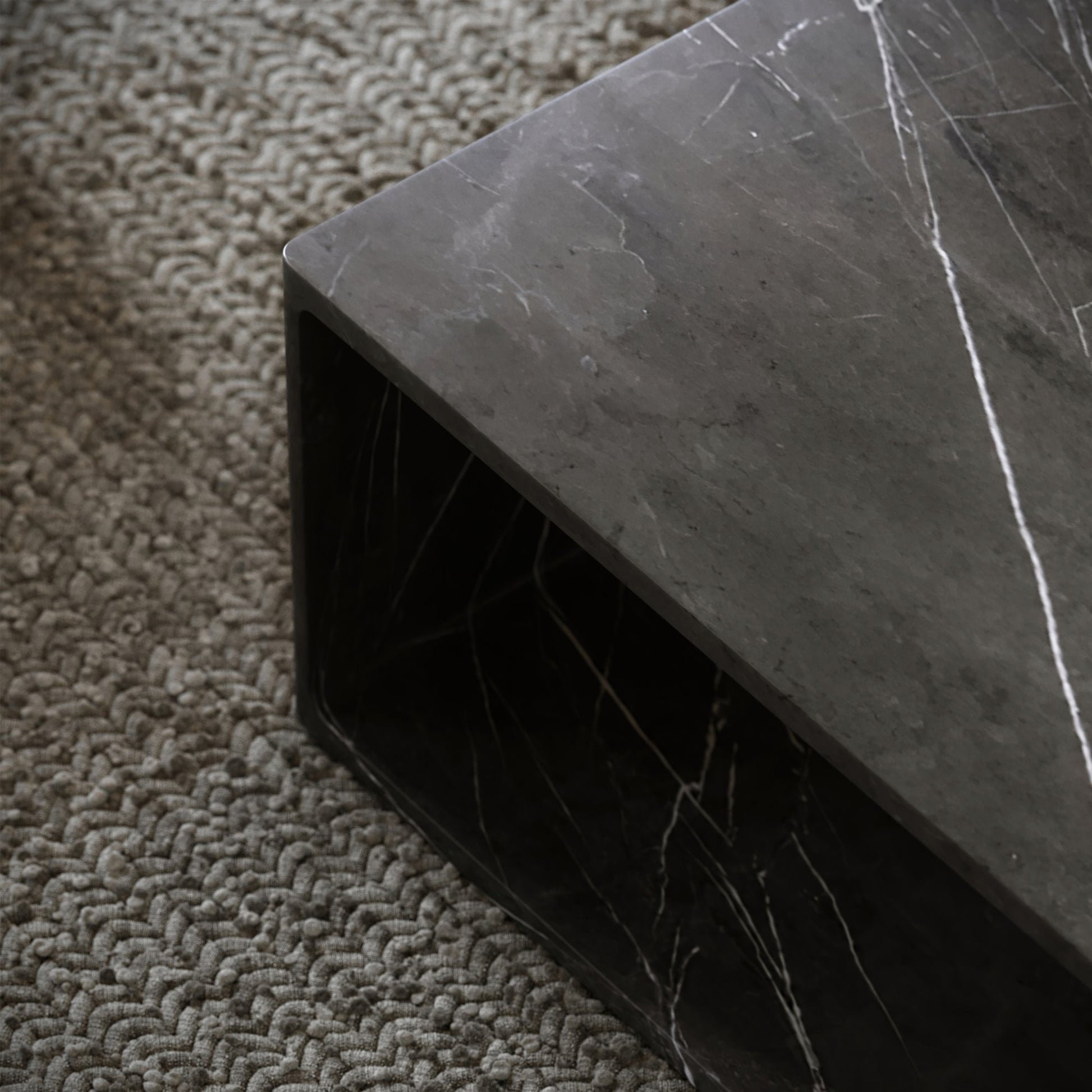 Azzurra Pietra Grey Marble Coffee Table 800mm