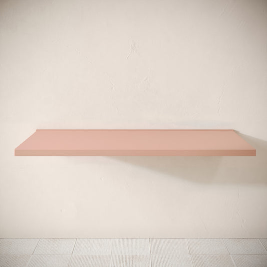 Bancone Blush Concrete Wall Mounted Countertop Shelf 1400mm