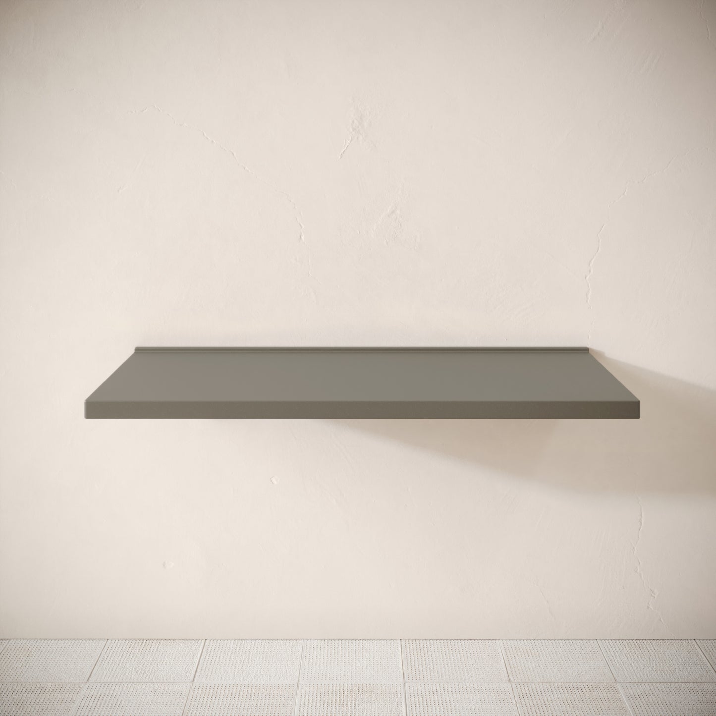Bancone Oyster Concrete Wall Mounted Countertop Shelf 1200mm
