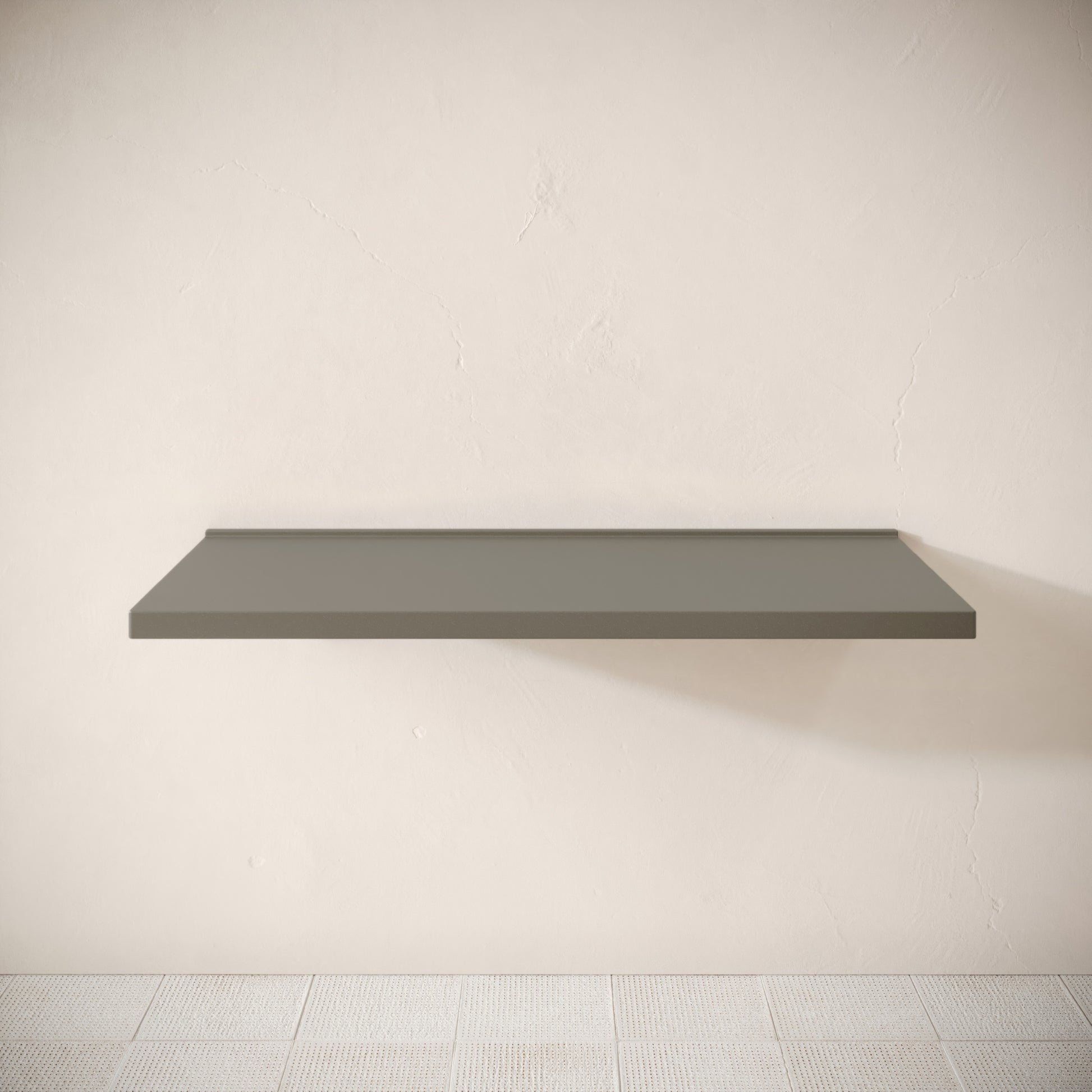 Bancone Oyster Concrete Wall Mounted Countertop Shelf 1200mm