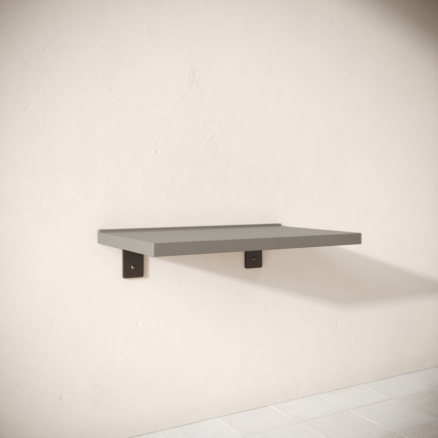 Bancone Oyster Concrete Wall Mounted Countertop Shelf 800mm